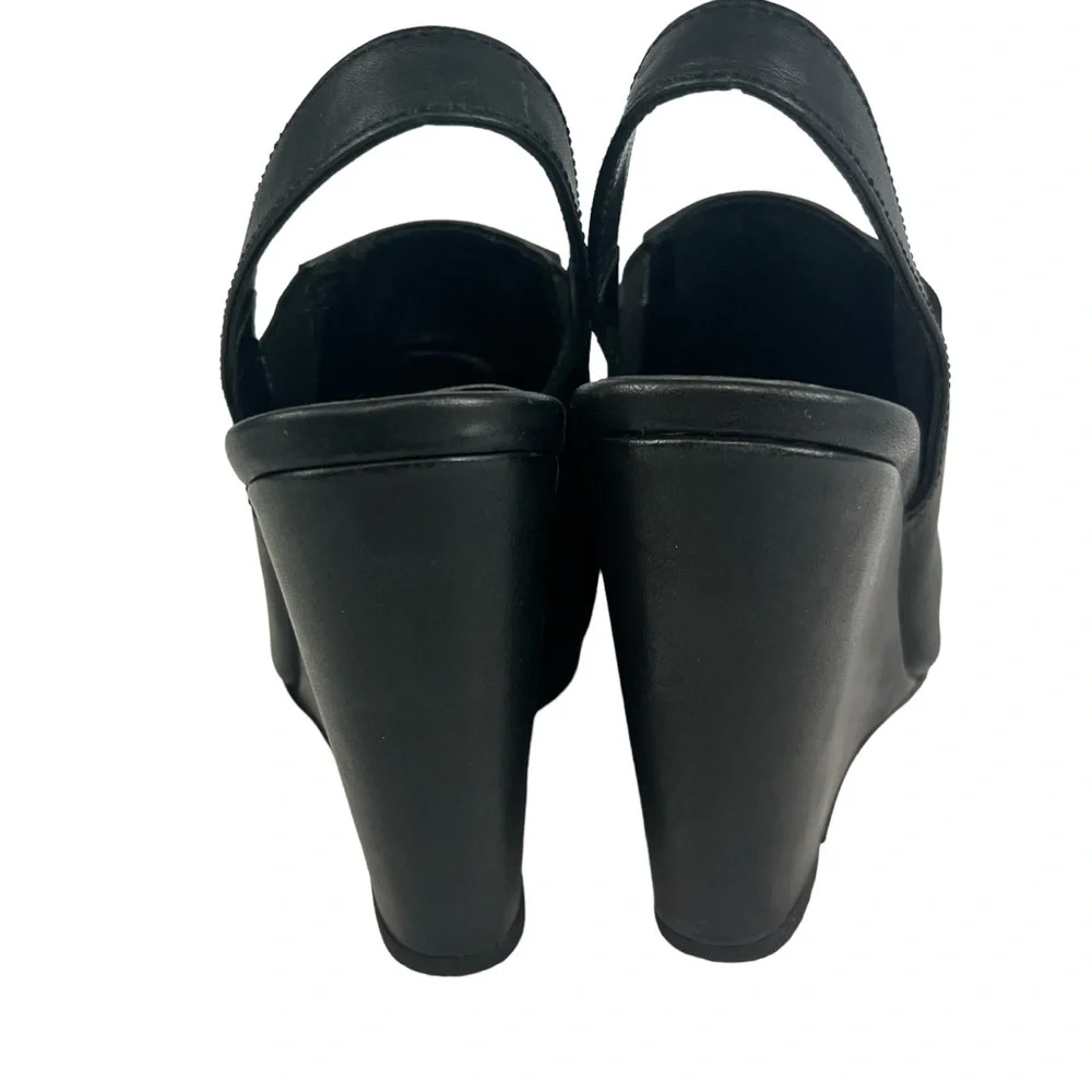 Rachel Comey Virgo Slingback Wedge Heels in Black Women's Size 6.5